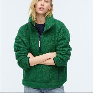 J. Crew Polartec Sherpa Half Zip Fleece EUC